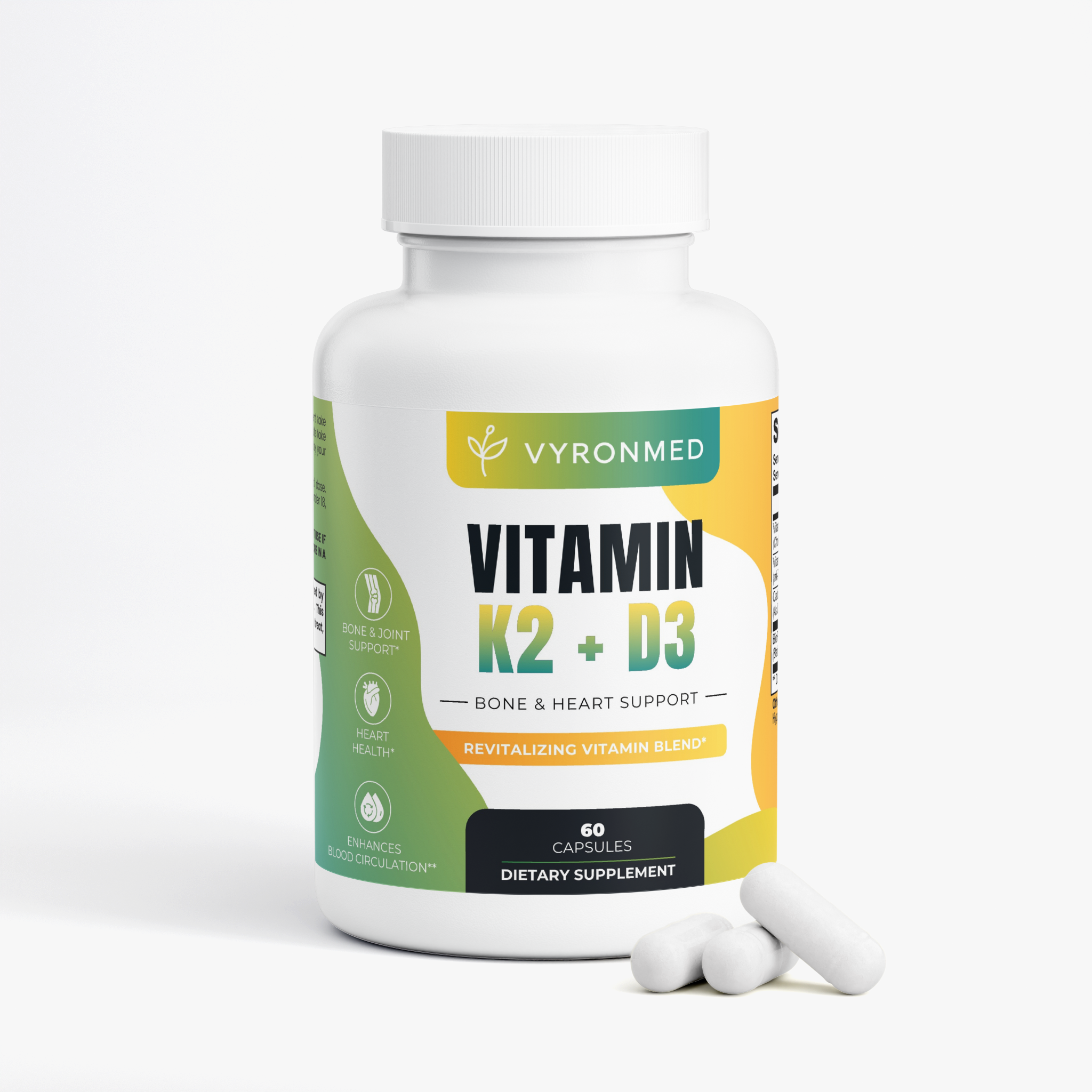 Vitamin D3 + K2