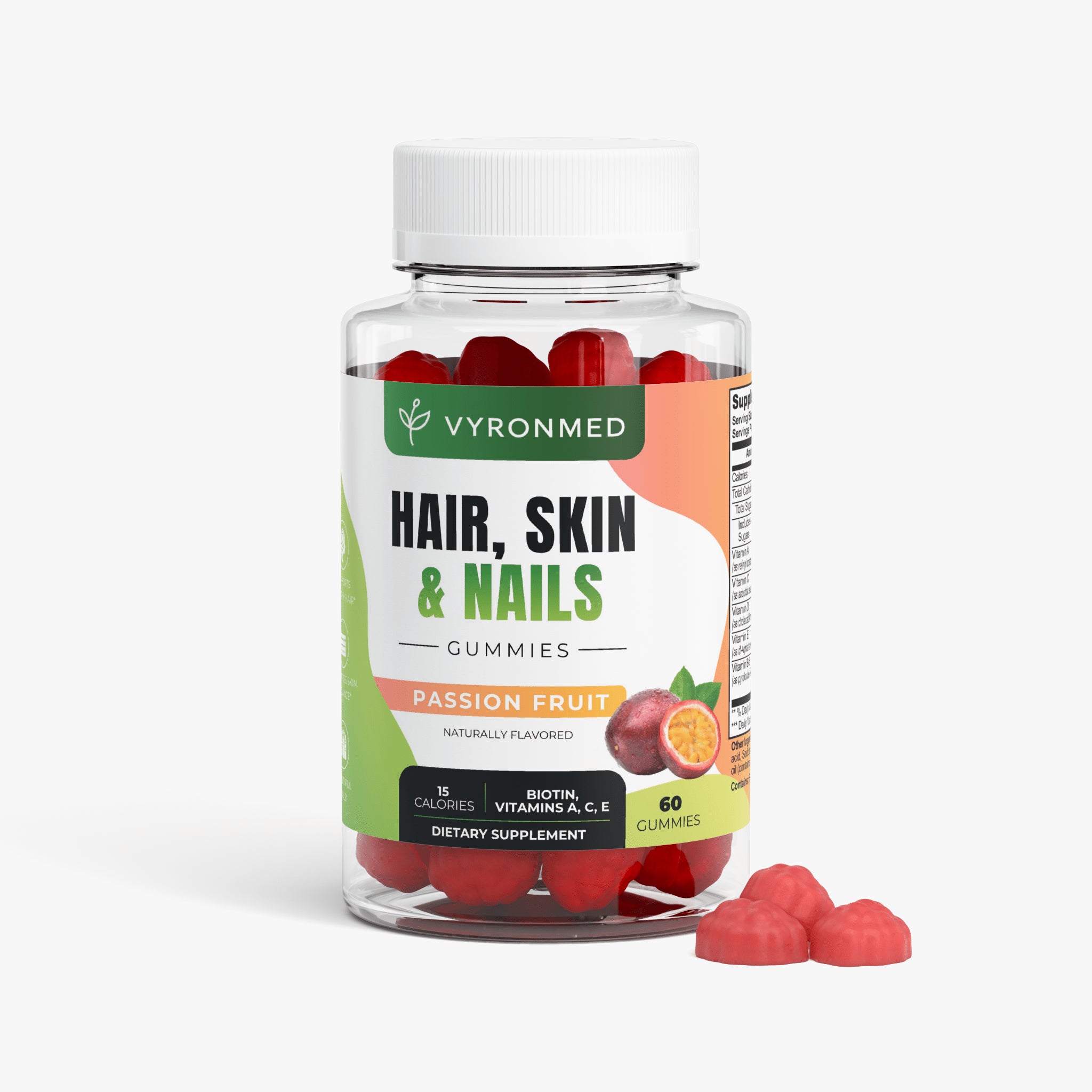 Hair, Skin & Nails Gummies - vyronmed - Hair, Skin & Nails Gummies - Skin, Hair & Nail Health