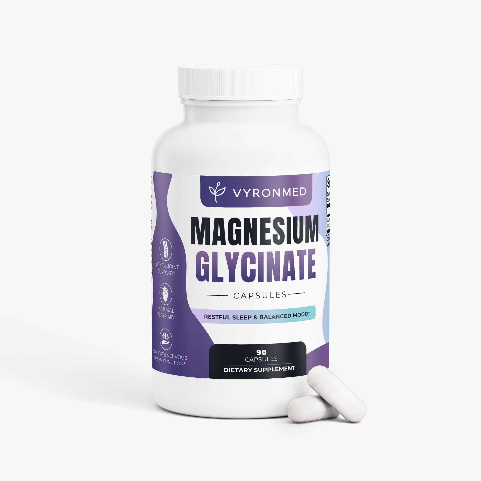 Magnesium Glycinate - vyronmed - Magnesium Glycinate - Vitamins & Minerals