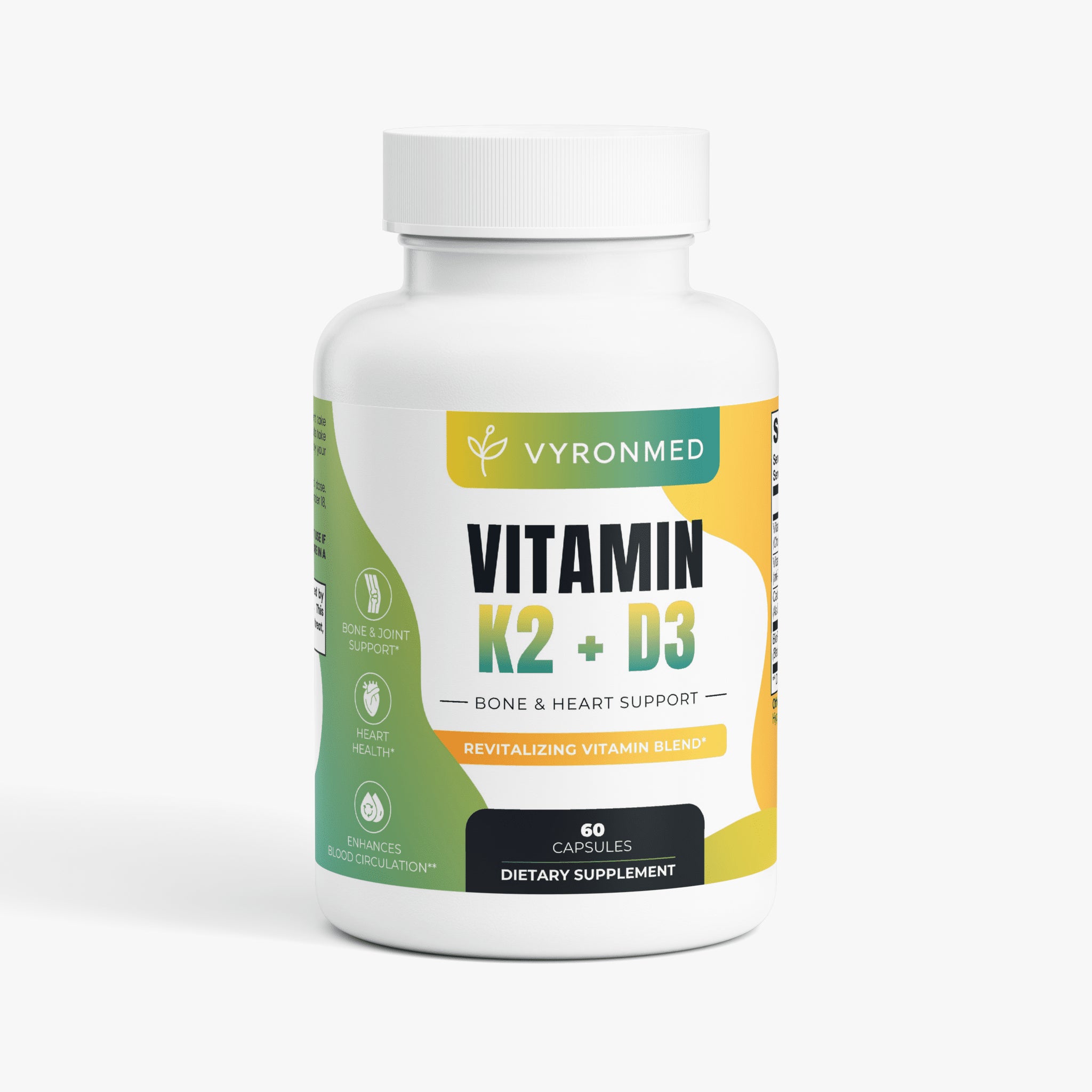 Vitamin D3 + K2 - vyronmed - Vitamin D3 + K2 - Bone, Joint & Cartilage